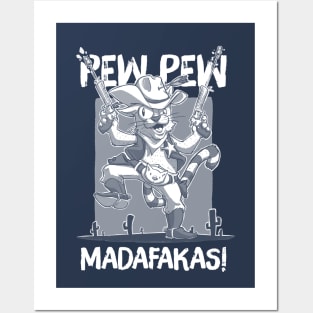 Pew Pew (dark) Posters and Art